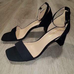 Dream Pairs | Women's Black Chunky Heel Pump Heels